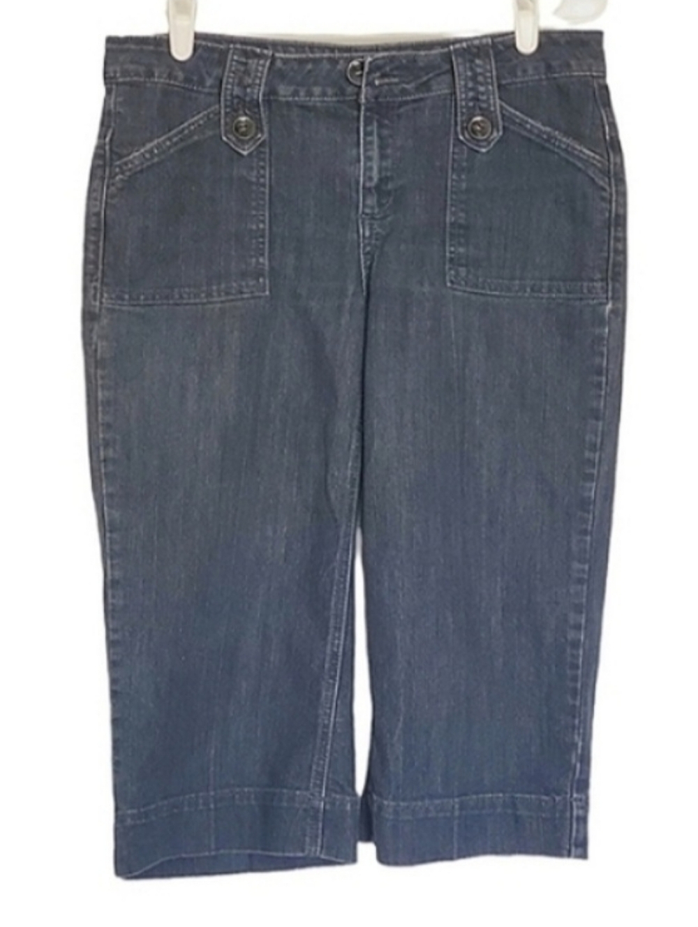 7189 * RW&Co Premium Denim Capri Jeans Dark Wash Size 29